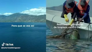 Cleanup operation held at Lake Coatepeque