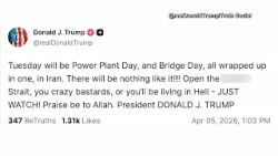 President Trump threatens Iran’s energy infrastructure