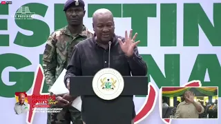 Pres.John Mahama's speech at ‘Resetting Ghana’ Citizen Engagement (Town Hall)  Upper East Region