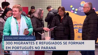 300 migrants and refugees graduate in Portuguese in Paraná