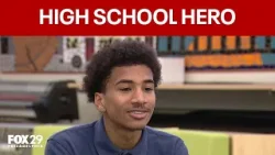 Philly teen student praised for helping driver in medical distress