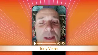 TV Oranje app video message - Tony Visser