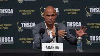Dave Aranda talks about NIL and sports at THSCA Coaching School