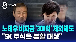 Even Excluding the '30 Billion Won Roh Tae-woo Slush Fund'.."SK Shares Are Subject to Division" /...