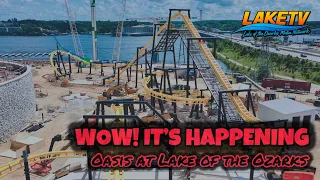 Oasis at Lake of the Ozarks Is TAKING SHAPE! 🚧 New Drone Update Shows Major Progress (July 2026)