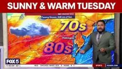 Погода в Вашингтоне: Солнечный вторник, температура воздуха поднимется до 27-30 градусов Цельсия.