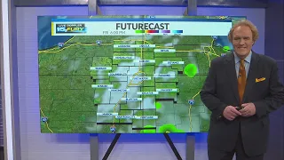 Showers and storms develop overnight