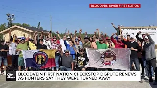 Dispute over Bloodvein First Nation check stop is back after hunters were turned away