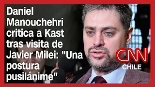 Daniel Manouchehri critica a Kast tras visita de Javier Milei: "Una postura pusilánime"