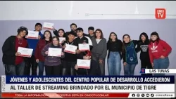 Young people from the Popular Development Center participated in a streaming workshop
