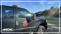 Crews battle fires across the Carolinas