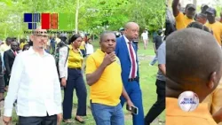 PM  Alix Didier Fils-Aimé akonpaye ak plizyè pèsonalite, lokalite tèt sous Simon nan komin Okay.