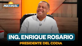 Eng. Enrique Rosario García, President of CODIA | Matinal
