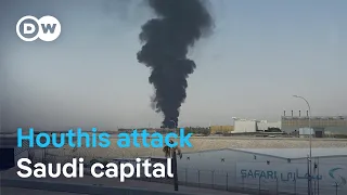 Yemen's Houthis claim attack on fuel depot near Riyadh airport | DW News