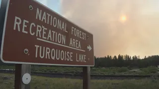 Evacuations ordered due to Willow Fire near Turquoise Lake