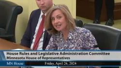 House Rules and Legislative Administration Committee 4/26/24