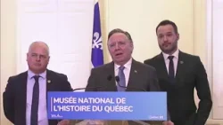 Le PM François Legault annonce la création du Musée national de l’histoire – 25 avril 2024