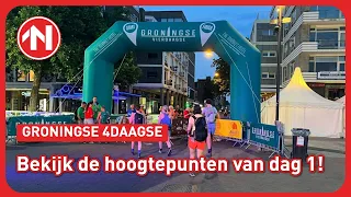 Op een BLOEDHETE dag liepen meer dan 3.000 WANDELAARS door Stad en Ommeland