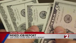 USA loses 23,000 jobs in July report