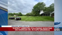 1 shot in leg at apartment complex on Sheridan Dr. in Cape Girardeau; suspect in custody