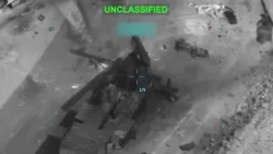 القيادة المركزية الأميركية تبث صورًا لتدمير الصواريخ الهجومية الإيرانية