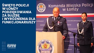 Police Day in Łomża: Commendations and Awards for Service