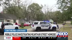 Mobile police investigate McArthur Street homicide