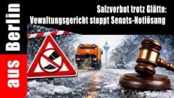 Salzverbot trotz Glätte: Vewaltungsgericht stoppt Senats-Notlösung