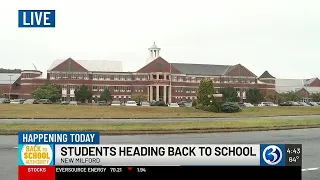 New Milford is first Connecticut district to start school year