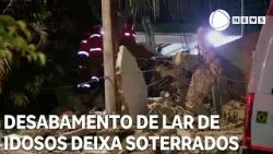 Desabamento de lar de idosos deixa soterrados em Belo Horizonte