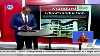 The BOLD Sunday Standard Newspaper: Editor's abduction