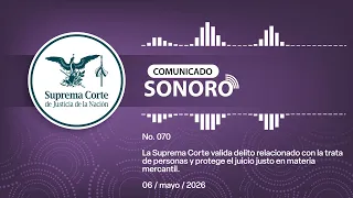 Audio Press Release No. 070 / 2026
