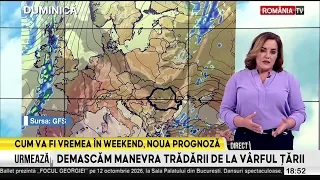 Weather forecast. Light rain over the weekend, colder autumn weather starting next week