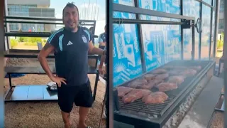 Ya es cábala: Así fue el último asado de la Selección previo al partido con Inglaterra
