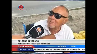 Transporters and residents of Florencio Jiménez Avenue in Barquisimeto request paving plan