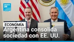 Argentina y EE. UU. consolidan su relación comercial con la firma de un nuevo pacto • FRANCE 24
