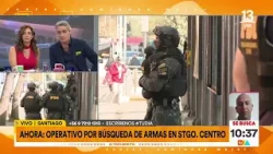 Operativo por búsqueda de armas en Santiago Centro | Tu Día | Canal 13