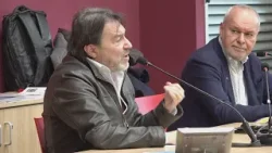 Sigfrido Ranucci a Pistoia per "Il ritorno della casta"