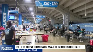 Blood drive combats major blood shortage