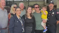 Family meets dispatcher who talked father through delivering baby Family meets dispatcher who talked father through delivering baby