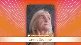 TV Oranje app video message - Jannie Souilljee