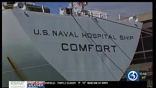USS Comfort arrives in New York City; Secretary of the Army exclusive interview