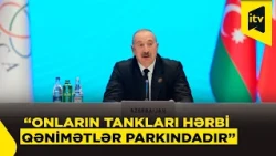 Prezident: “Bakıda çay içməklə hədələyənlər indi həbsxanada çay içirlər”