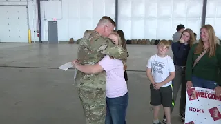 Families welcome home Wisconsin National Guard troops after 10-month deployment