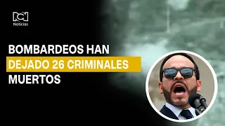 How many bombings have been carried out during Abelardo de la Espriella's administration?
