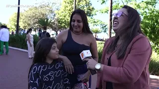 Adolescente emociona com fé no Santuário Pai Eterno
