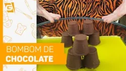 Receita de BOMBOM DE CHOCOLATE com maracujá  l 1 Receita em 1 Minuto l TV Gazeta