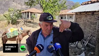 Top Channel/ Peqin, me helikopter mbi flakët. Digjen ullishte e shkurre në Galush