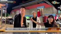 Regalando combos medianos de Mc Donald´s