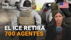 EE.UU. | El GOBIERNO de TRUMP anuncia la RETIRADA de 700 AGENTES del ICE de las calles de MINEÁPOLIS